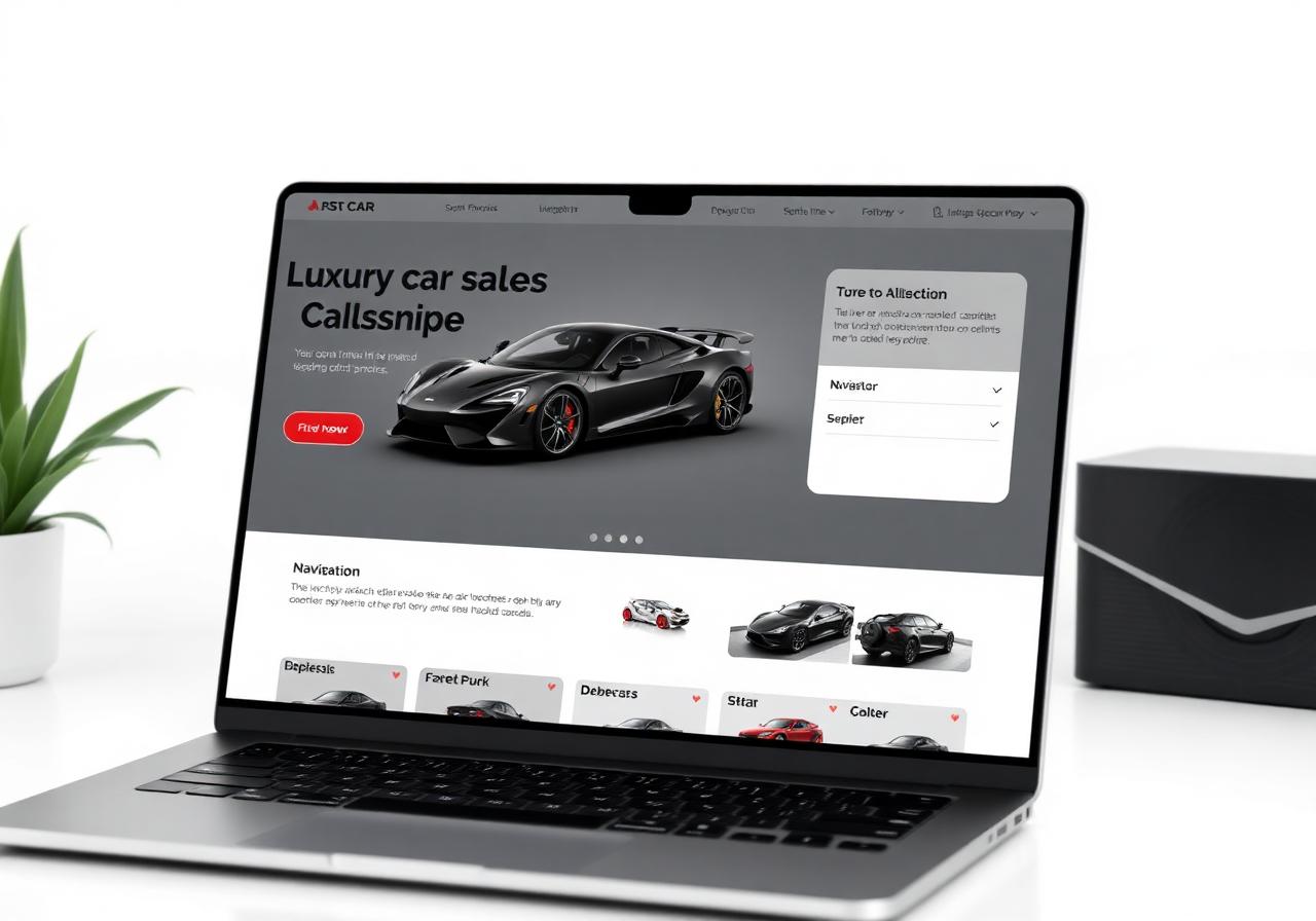 Car Sales website sample