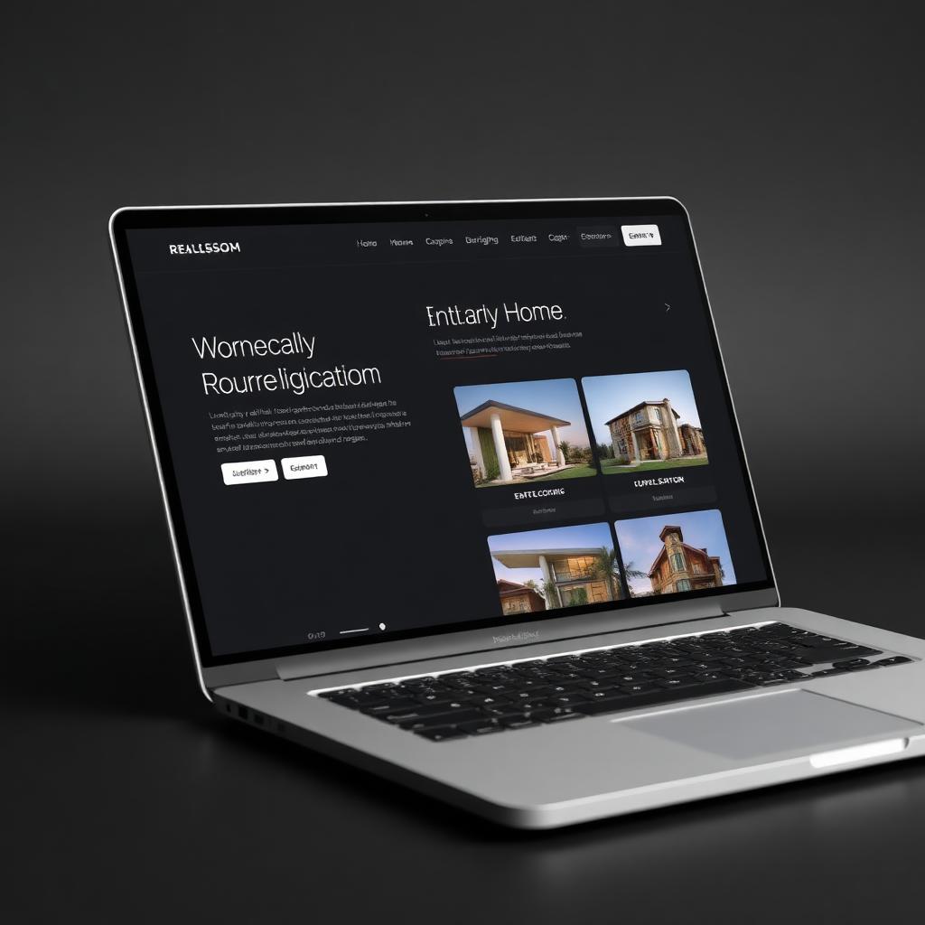 Real Estate website sample