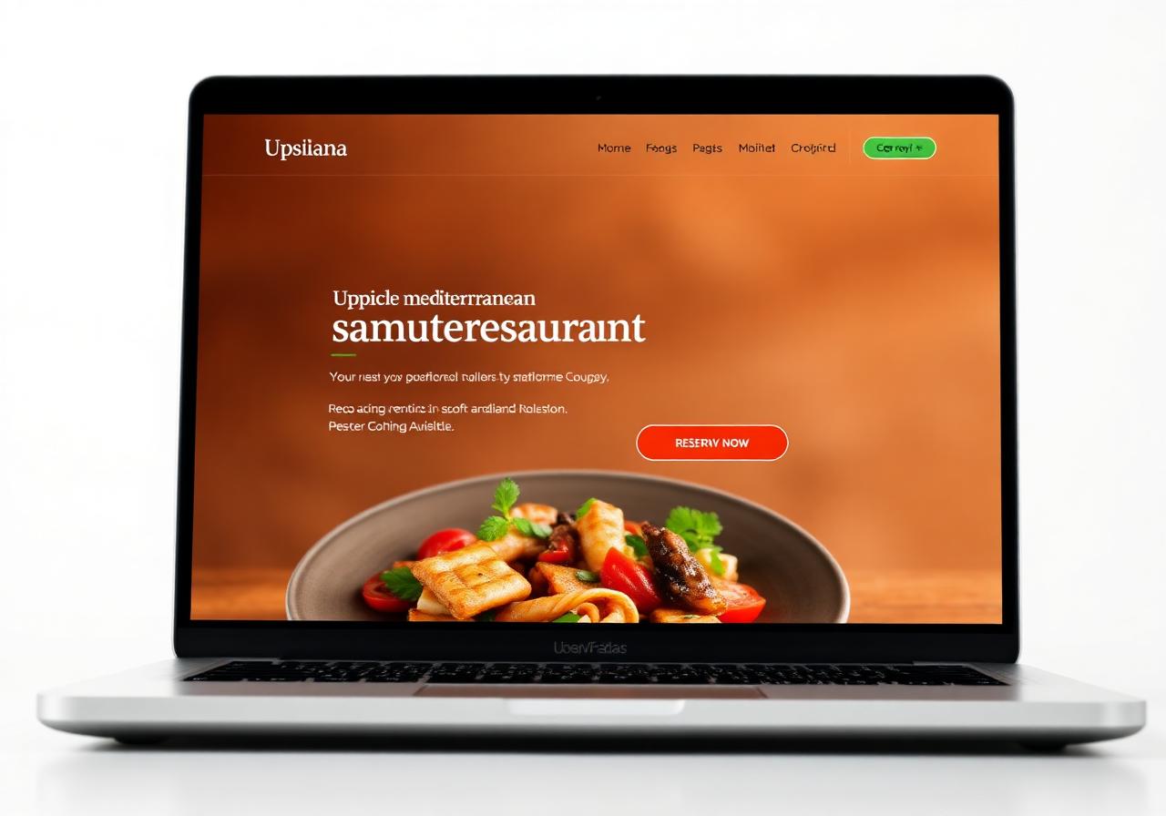 Restaurant website sample