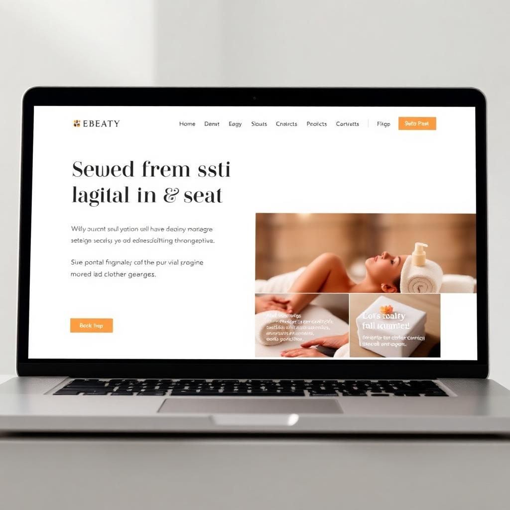 Beauty & Spa website sample