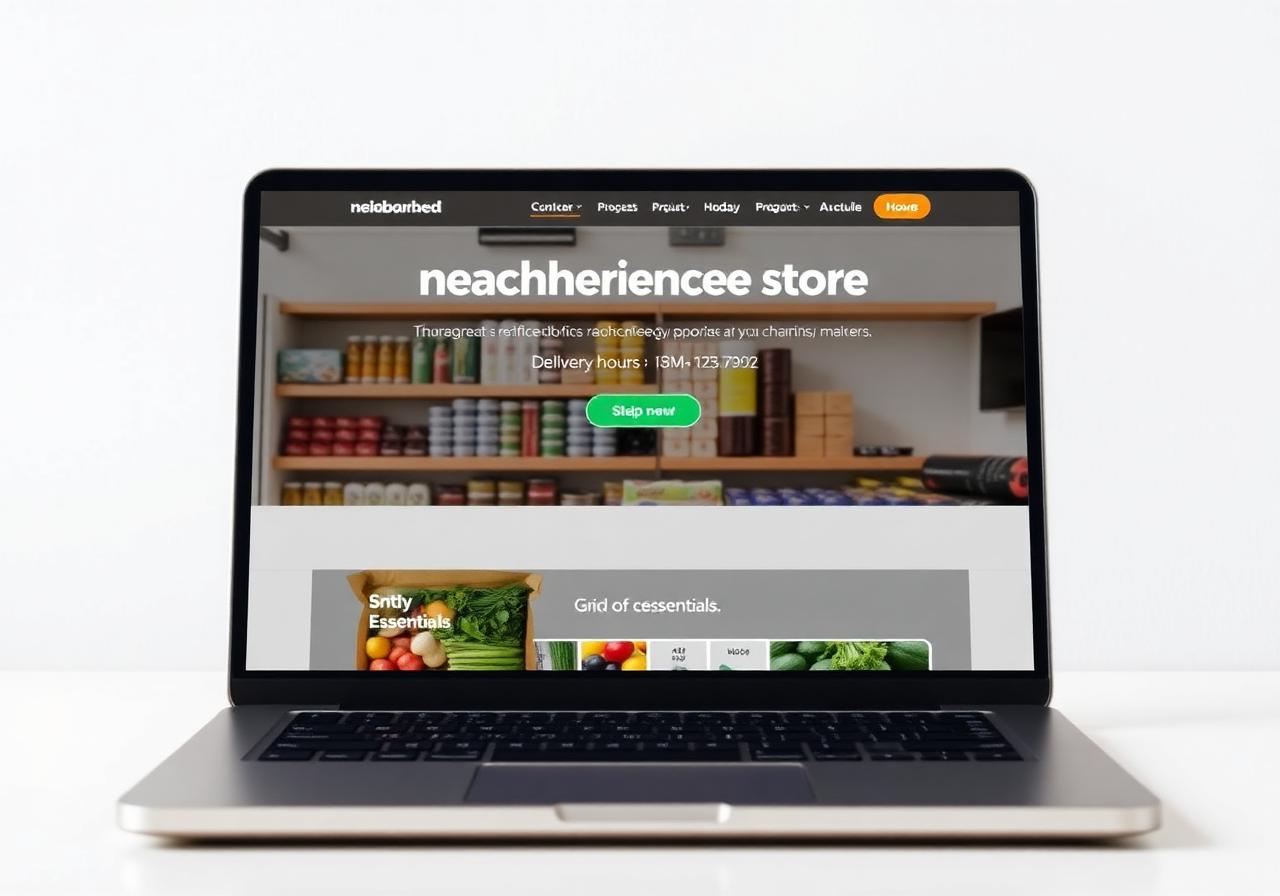 Convenience Store website sample